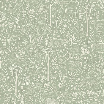 Galerie Wallcoverings Product Code LD3413 - Little Dreamers Wallpaper Collection - Green Colours -  