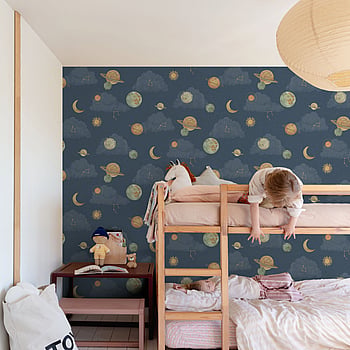 Galerie Wallcoverings Product Code LD3515 - Little Dreamers Wallpaper Collection - Blue Colours -  