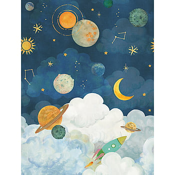Galerie Wallcoverings Product Code LD6101 - Little Dreamers Wallpaper Collection - Blue Colours -  