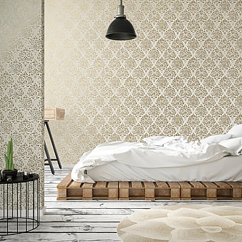 Galerie Wallcoverings Product Code MT2020 - Lustre Wallpaper Collection - Gold Colours -  