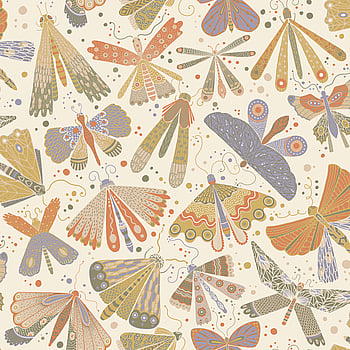 Galerie Wallcoverings Product Code S63024 - Sommarang 2 Wallpaper Collection - Green, orange, blue Colours -  