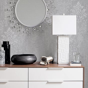 Galerie Wallcoverings Product Code W78181 - Metallic Fx Wallpaper Collection - Silver Grey Colours -  